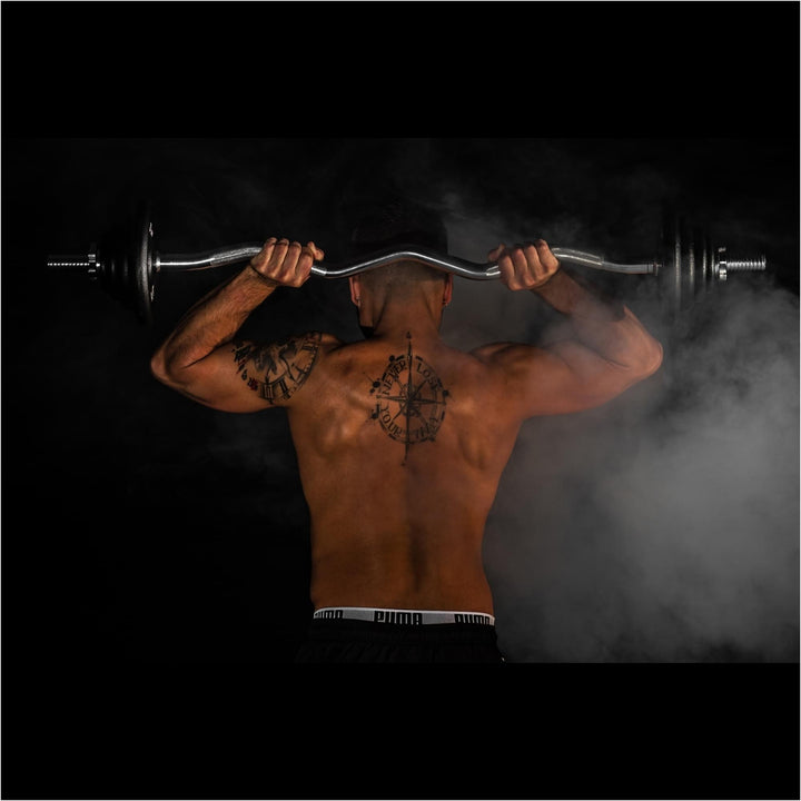 Bara, MOVIT®, 130 cm, crom, piulite in stea - Gorilla Sports Ro