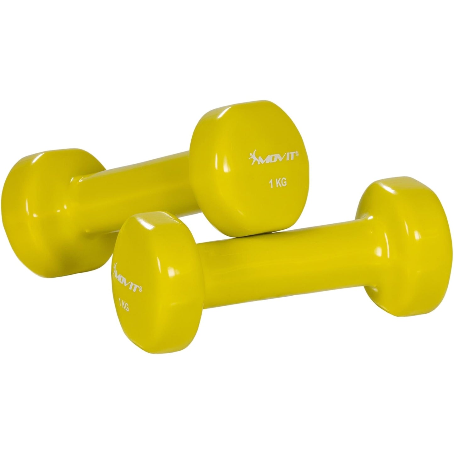 Set de 2 gantere, greutate 1 - 10 kg, Multi Colorat, MOVIT