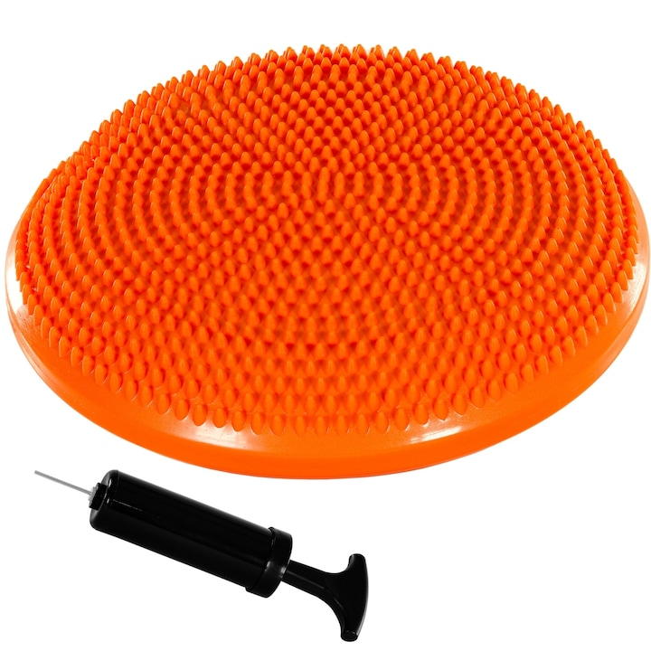Perna de echIlibru si masaj, MOVIT®, 33 cm, Multiple Culori