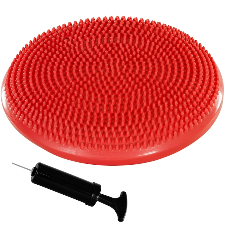 Perna de echIlibru si masaj, MOVIT®, 33 cm, Multiple Culori