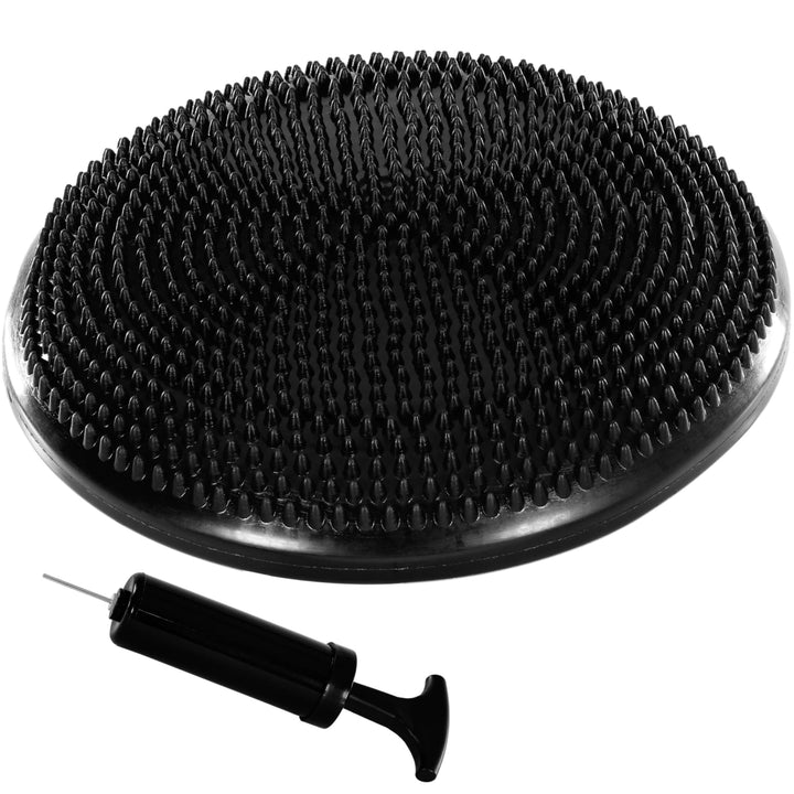Perna de echilibru si masaj, MOVIT®, 38 cm, negru - Gorilla Sports Ro