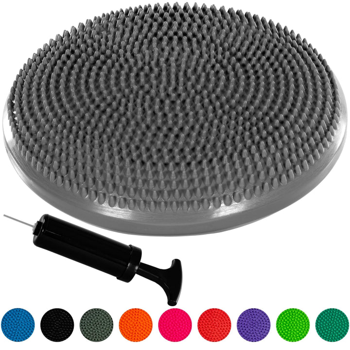 Perna de echilibru si masaj, MOVIT®, 38 cm, gri - Gorilla Sports Ro