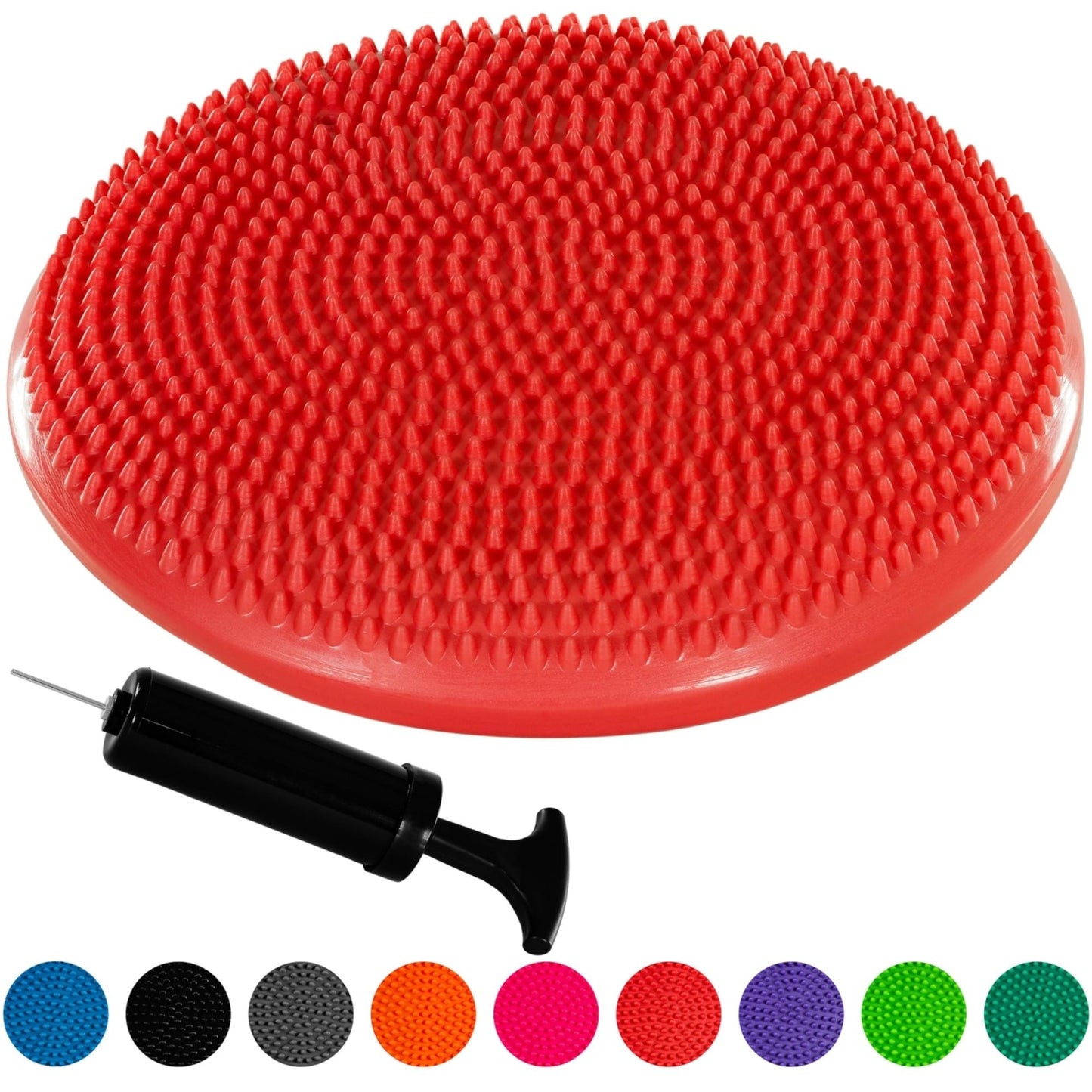 Perna de echilibru si masaj, MOVIT®, 38 cm, rosu - Gorilla Sports Ro