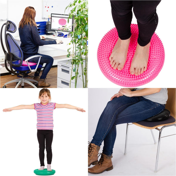 Perna de echilibru si masaj, MOVIT®, 38 cm, lila - Gorilla Sports Ro