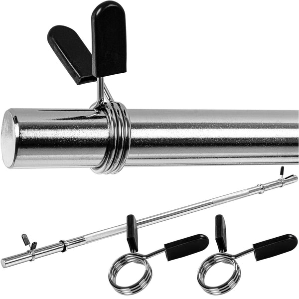 Bara, MOVIT®, 180 cm, otel, cleme cu arc - Gorilla Sports Ro