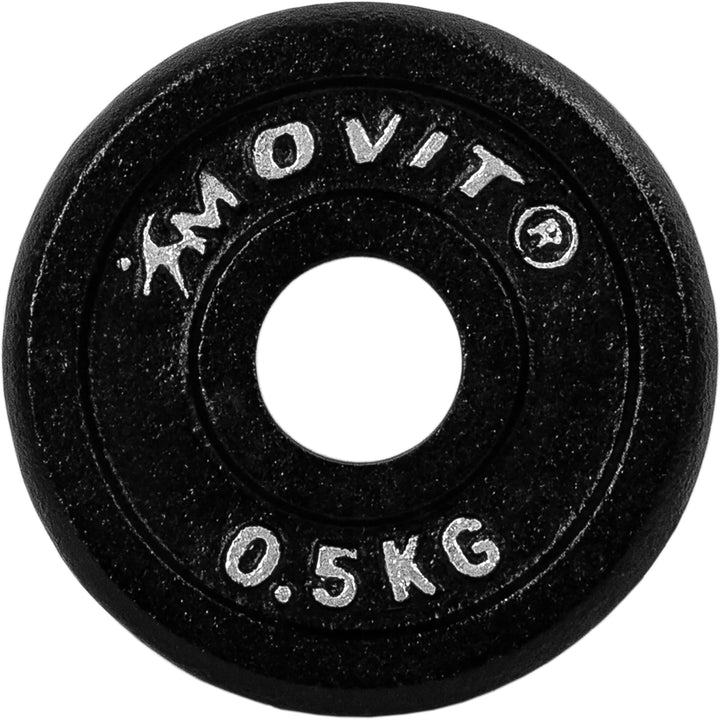 Set 4 x 0,5 Kg discuri, MOVIT® 2 kg, fonta - Gorilla Sports Ro