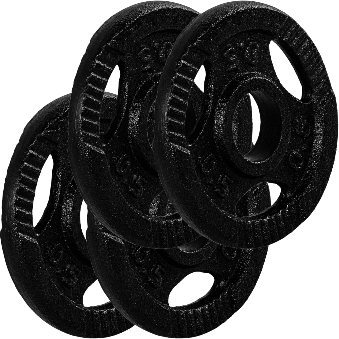Set de discuri pentru haltere 30/31 mm din fontă Gripper 2 - 30 kg