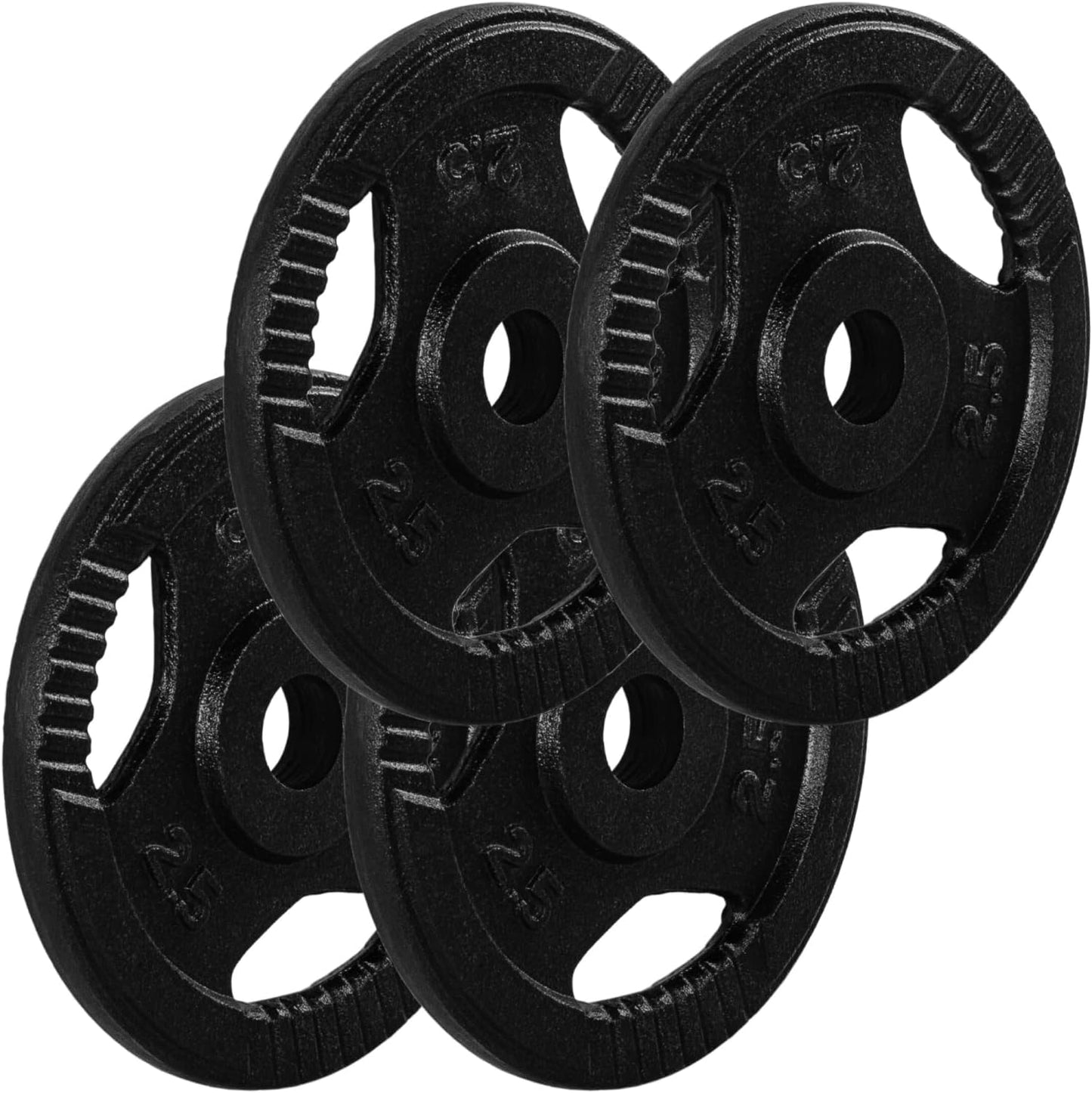 Set de discuri pentru haltere 30/31 mm din fontă Gripper 2 - 30 kg