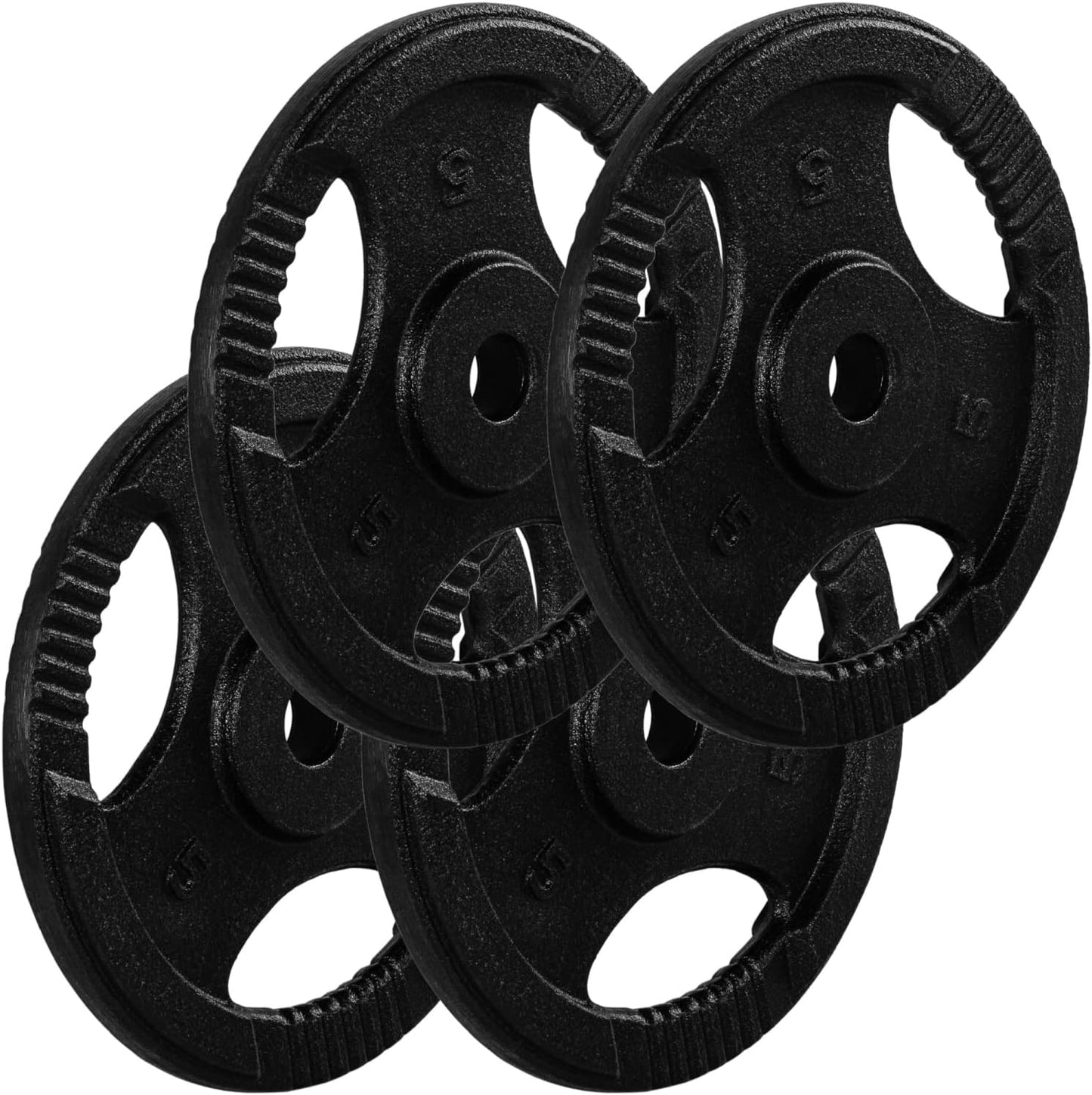 Set de discuri pentru haltere 30/31 mm din fontă Gripper 2 - 30 kg