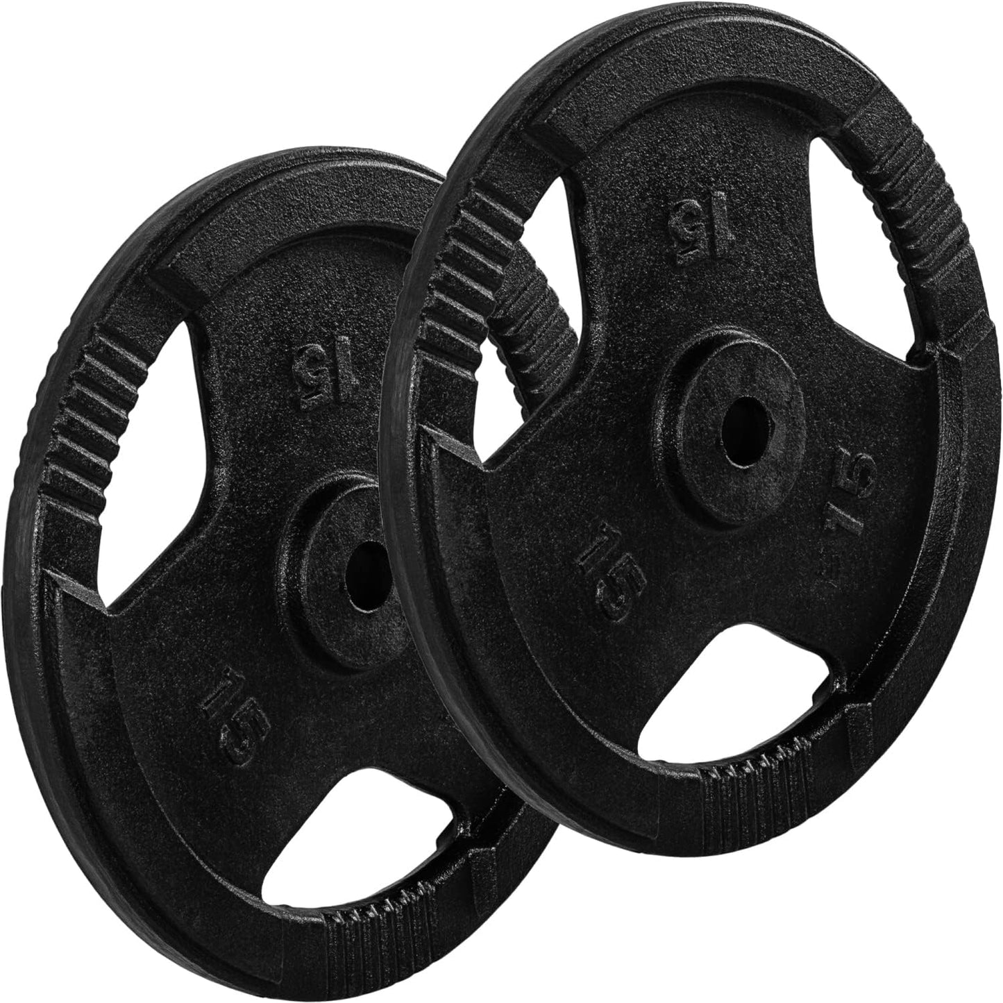 Set de discuri pentru haltere 30/31 mm din fontă Gripper 2 - 30 kg