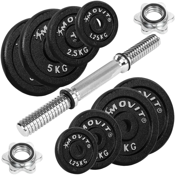 Gantera profesionala, 10 - 30 KG, fonta MOVIT