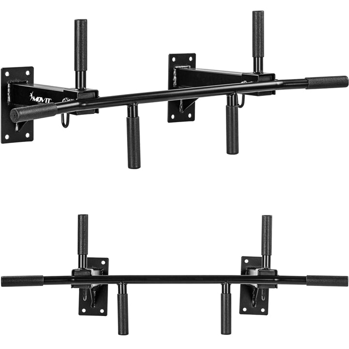 Bara de tractiuni profesionala, MOVIT®, montare pe tavan, neagra - Gorilla Sports Ro