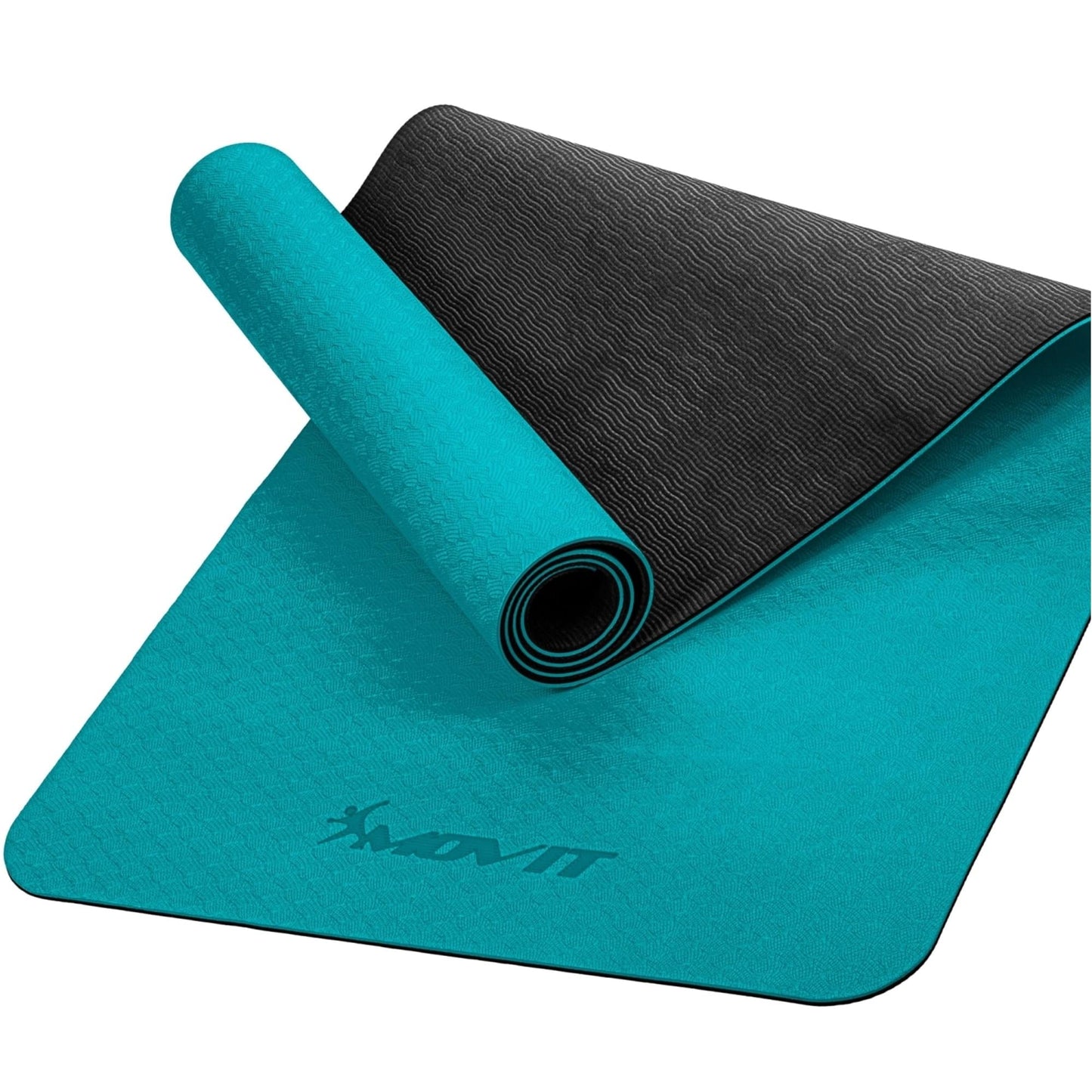 Covoras de gimnastica TPE, 190x60x0,6cm MOVIT, Multiple Culori