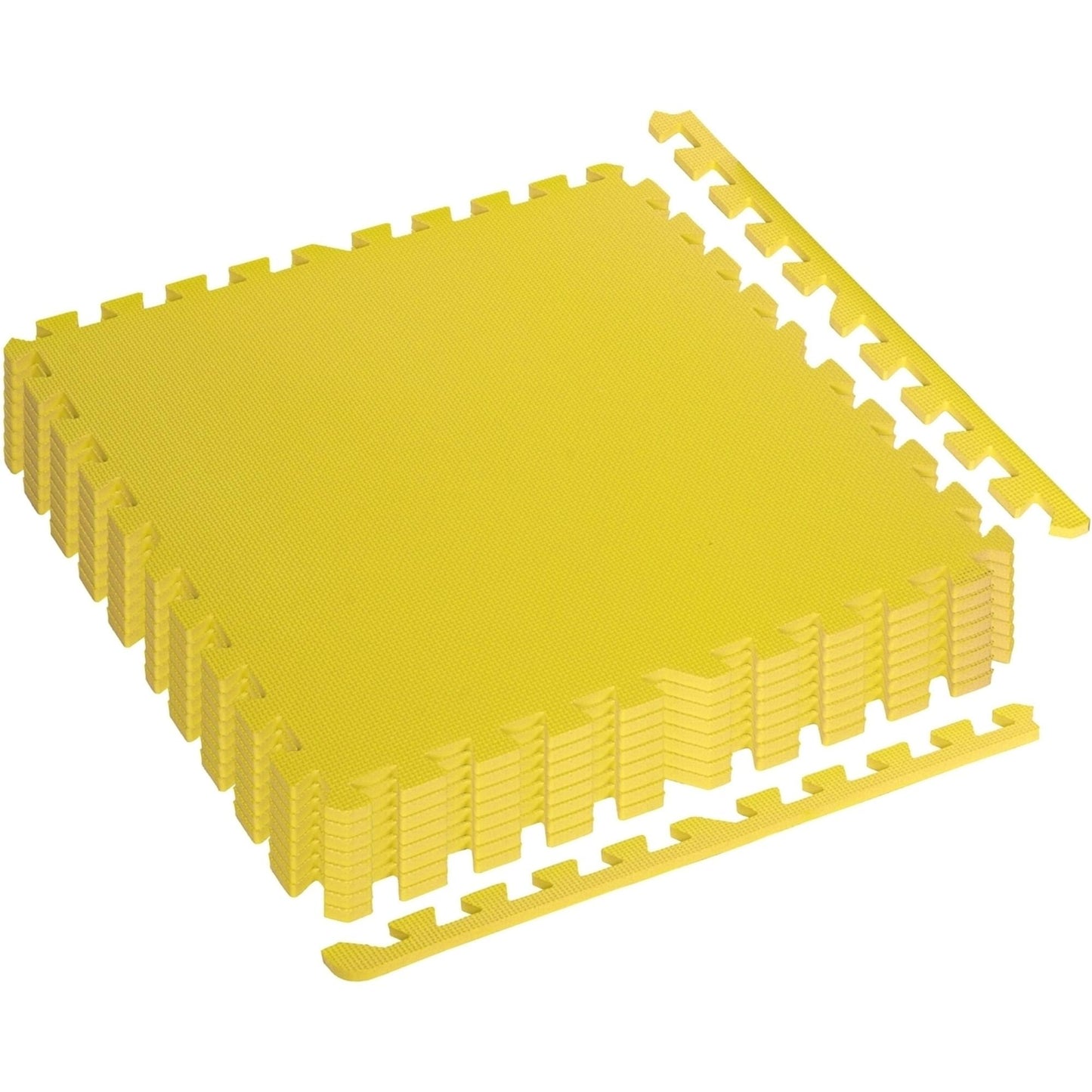 Set de 8 covorase de protectie, MOVIT®, 3m², galben - Gorilla Sports Ro