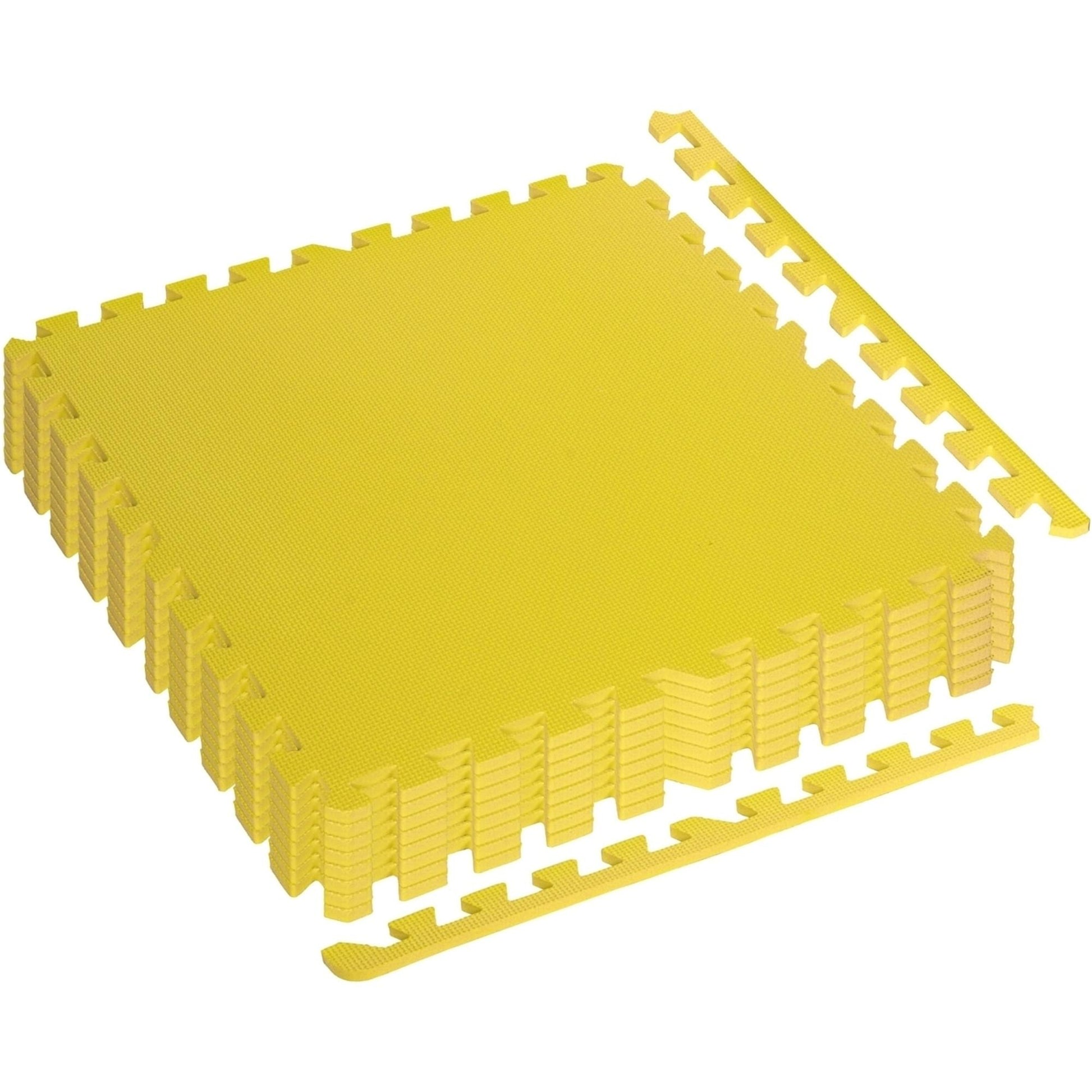 Set de 8 covorase de protectie, MOVIT®, 3m², galben - Gorilla Sports Ro