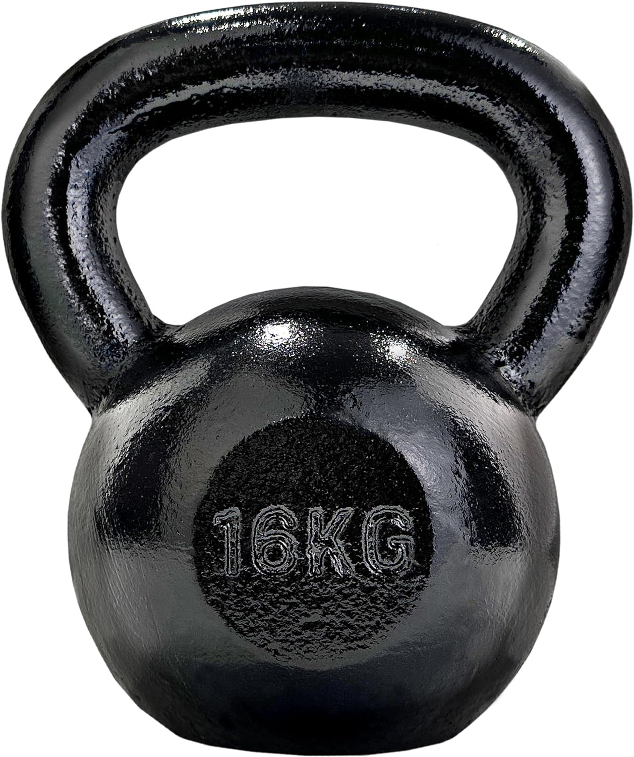 Kettlebell, 4 - 28 KG, fonta, negru ScSports