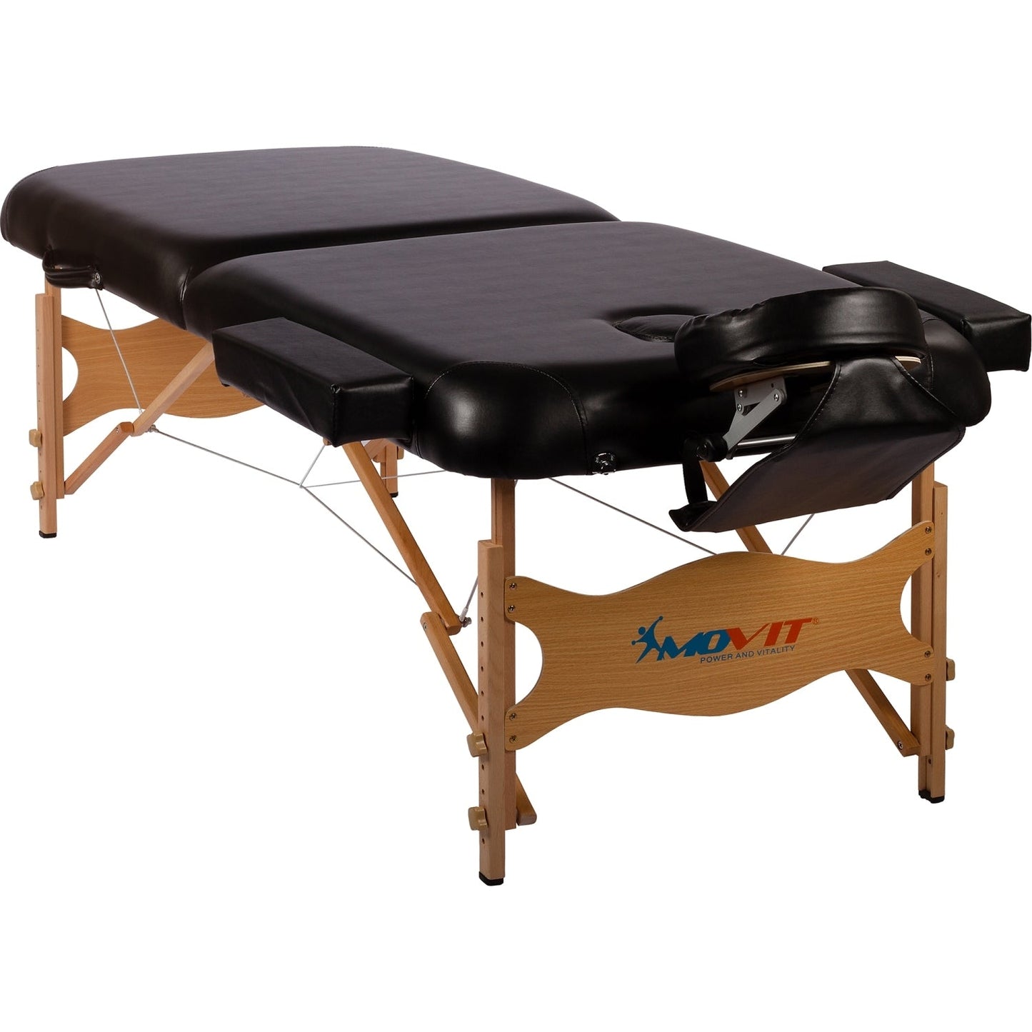 Masa de masaj, Deluxe, negru