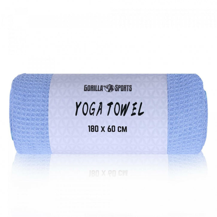 Prosop de yoga, Albastru, 180 x 60 cm