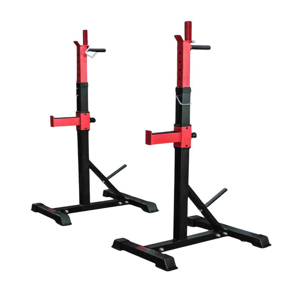 Squat Rack, Negru/Rosu, Lukadora