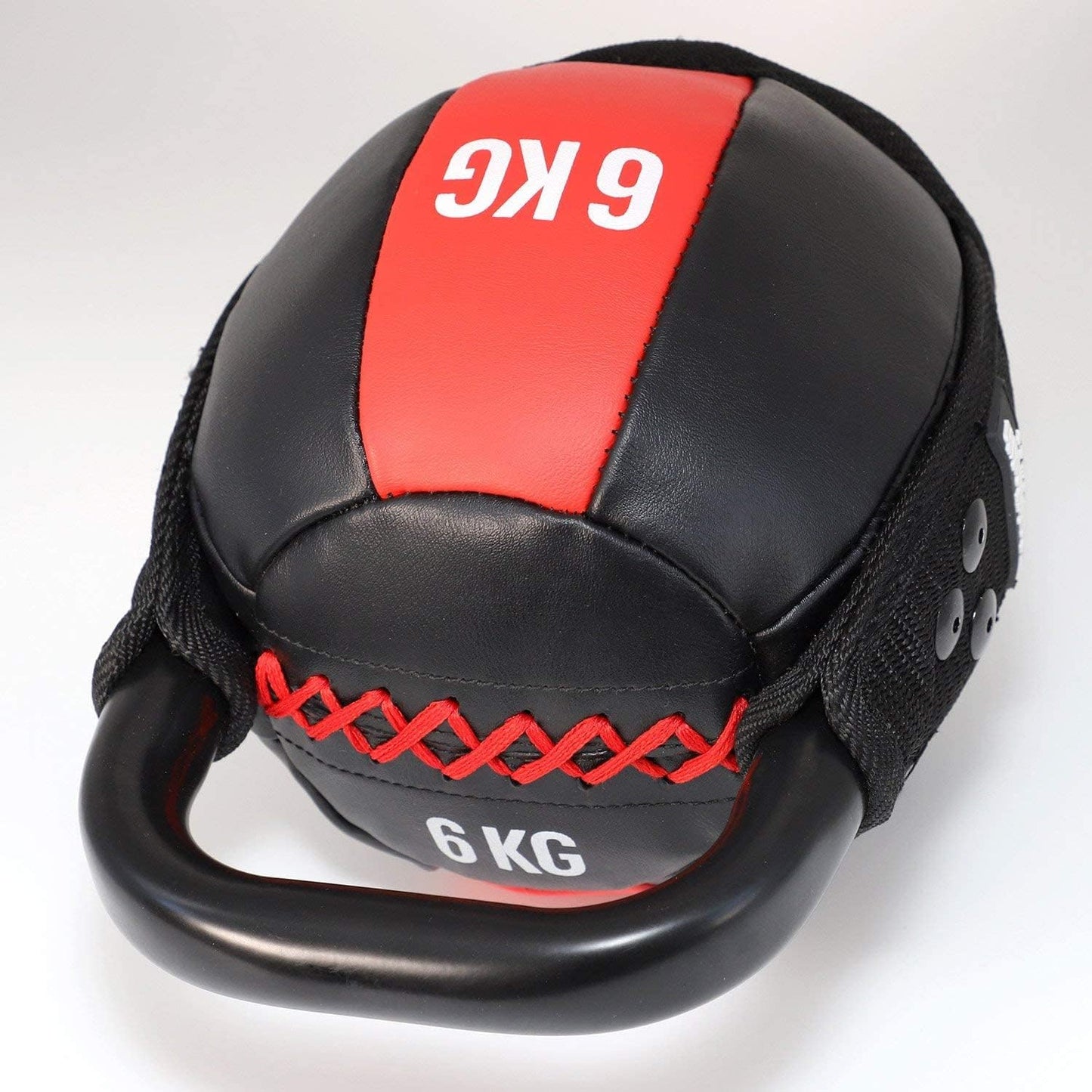 Kettlebell cu înveliș moale și mâner, greutate 6 - 12 KG, Lukadora