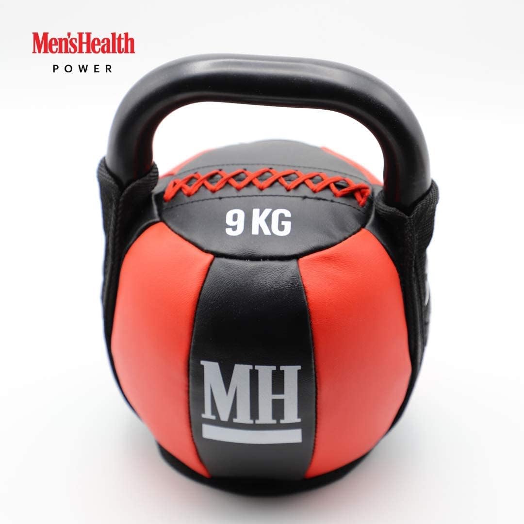 Kettlebell cu înveliș moale și mâner, greutate 6 - 12 KG, Lukadora