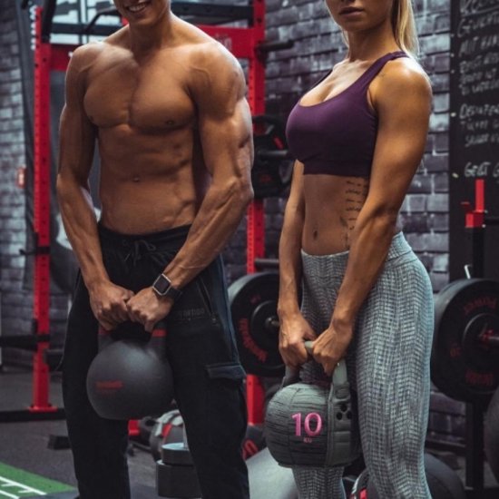 Kettlebell din fontă, 8 - 16 KG, Lukadora