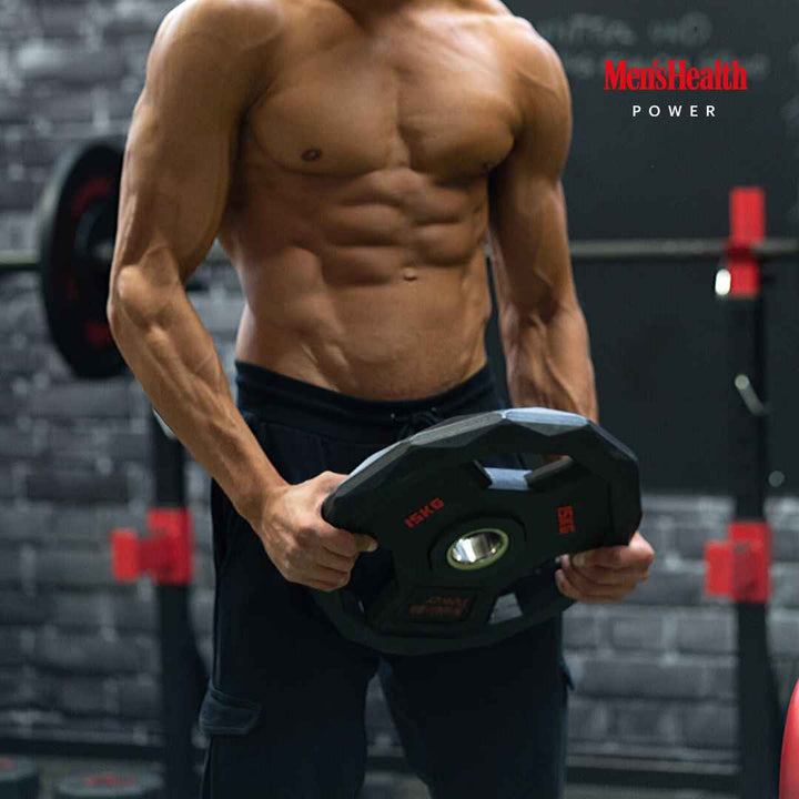 Discuri olimpice, 50/51 mm, 1,25 - 2,5 KG, negru, Lukadora