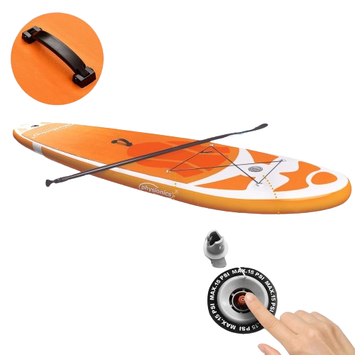 Placa gonflabila Paddle Board, 366 x 80 x 15 cm, portocaliu