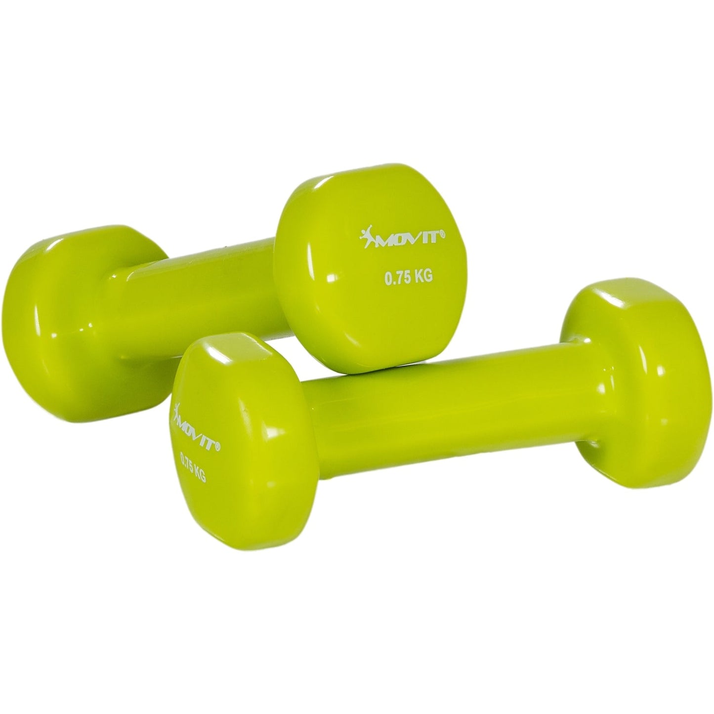 Set de 2 gantere, greutate 1 - 10 kg, Multi Colorat, MOVIT