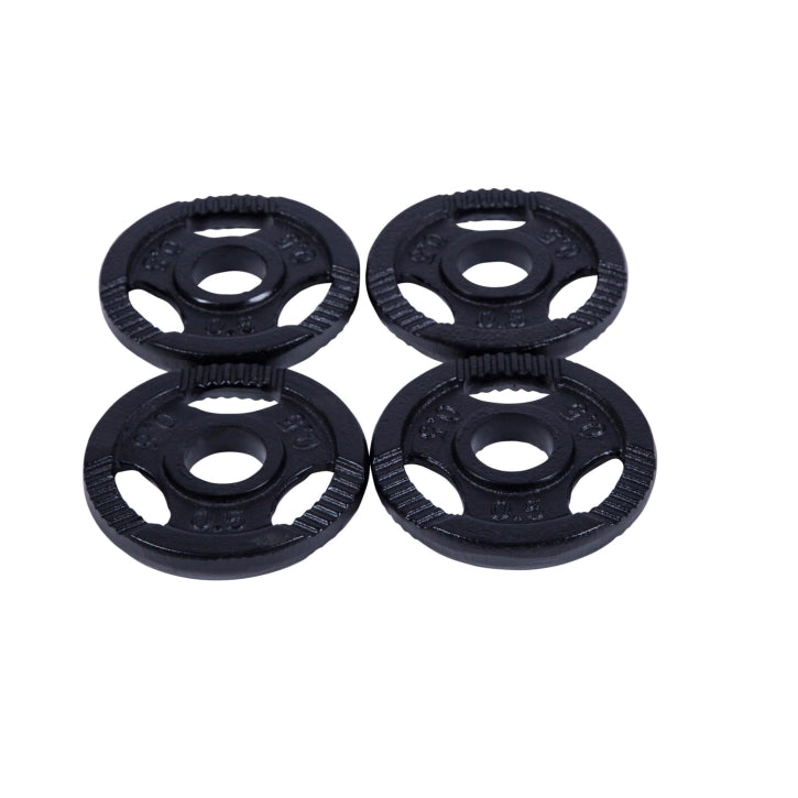Disc din fonta cu manere, de 4 x 0.5 kg - 2 kg 30/31 mm, negru