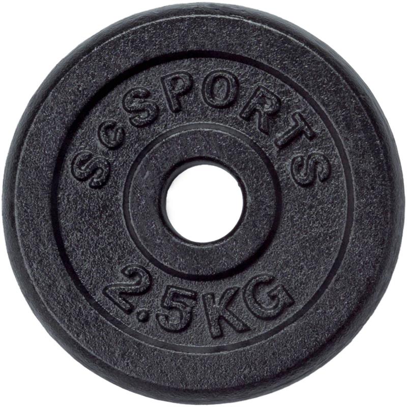 Set discuri, fier, 30/31 mm ScSPORTS 2,5 - 20 KG
