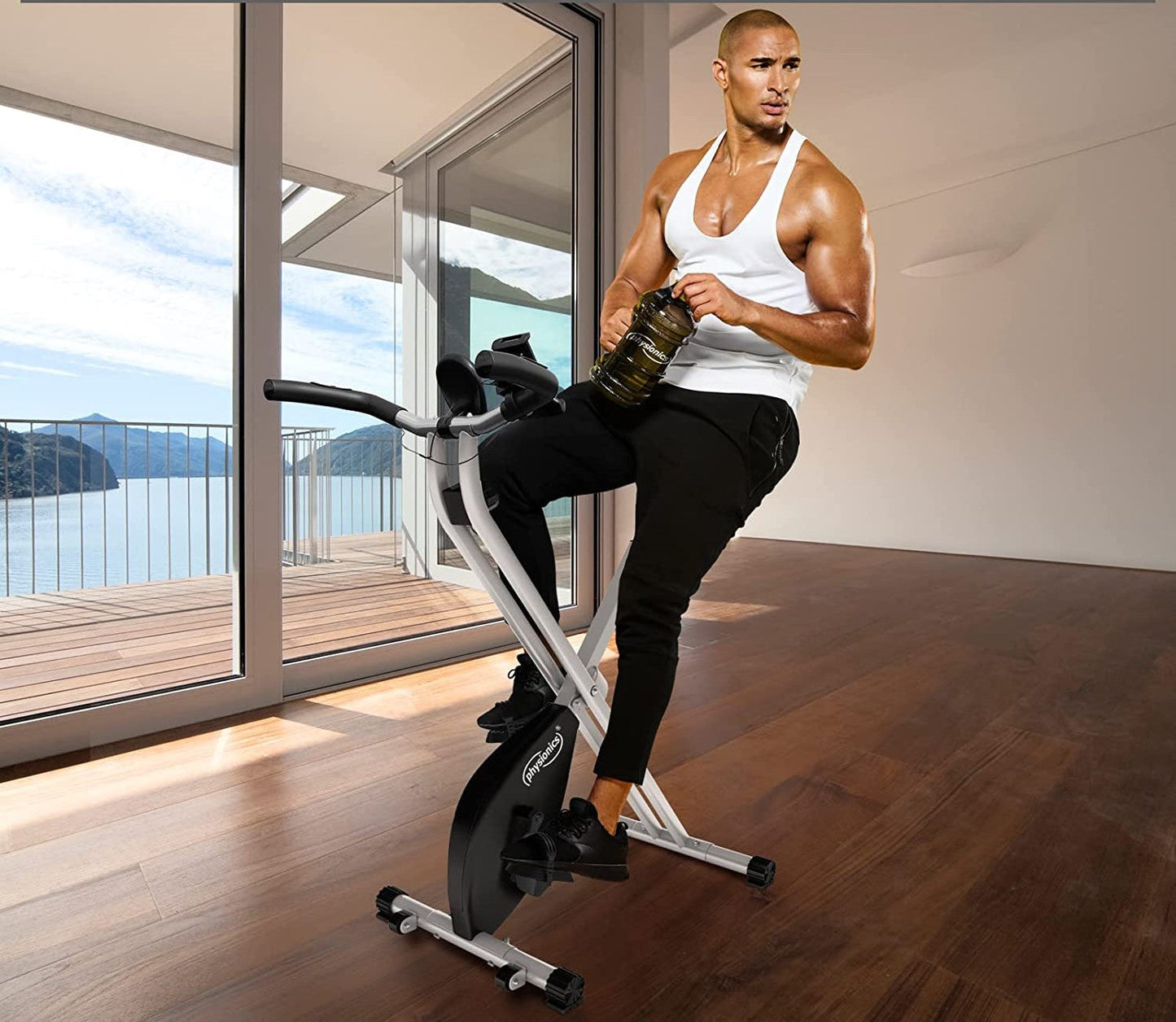Bicicleta fitness, 42.5 x 77 x 115 cm