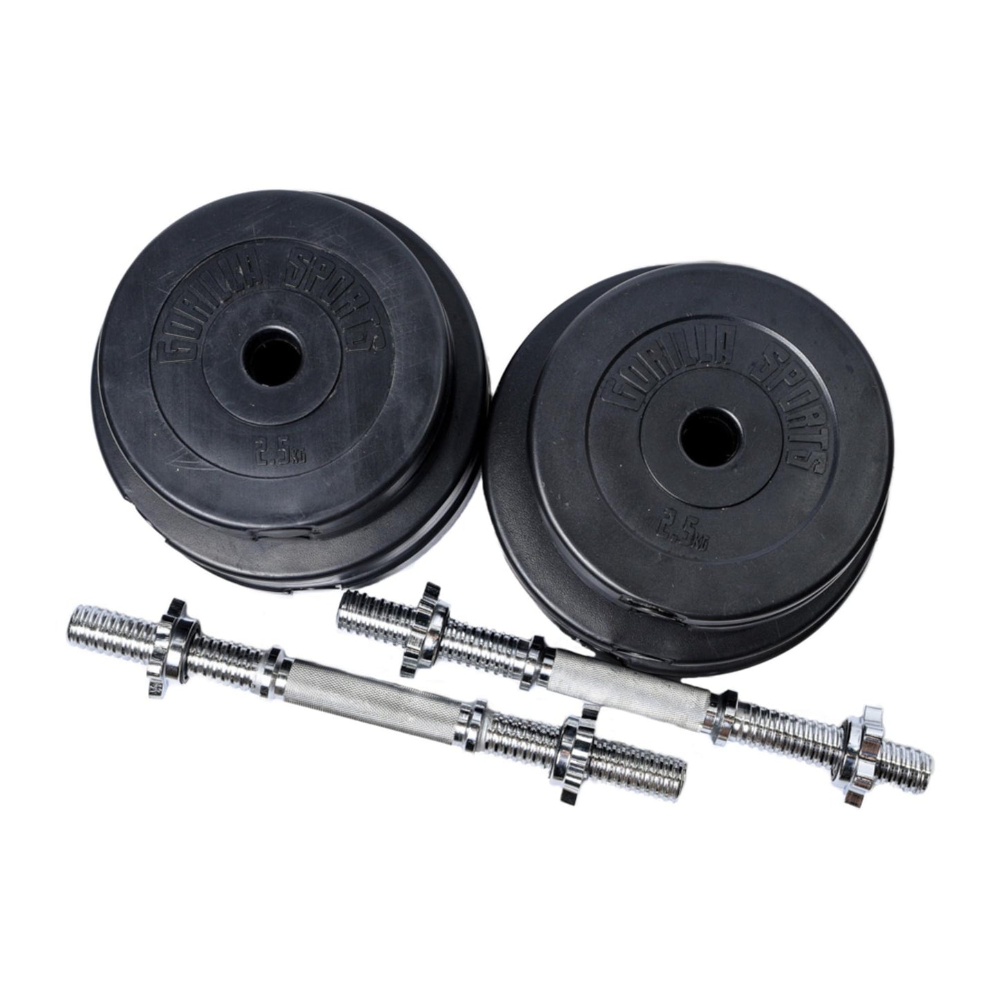 Set gantere reglabile, 15 - 45 KG, Gorilla Sports
