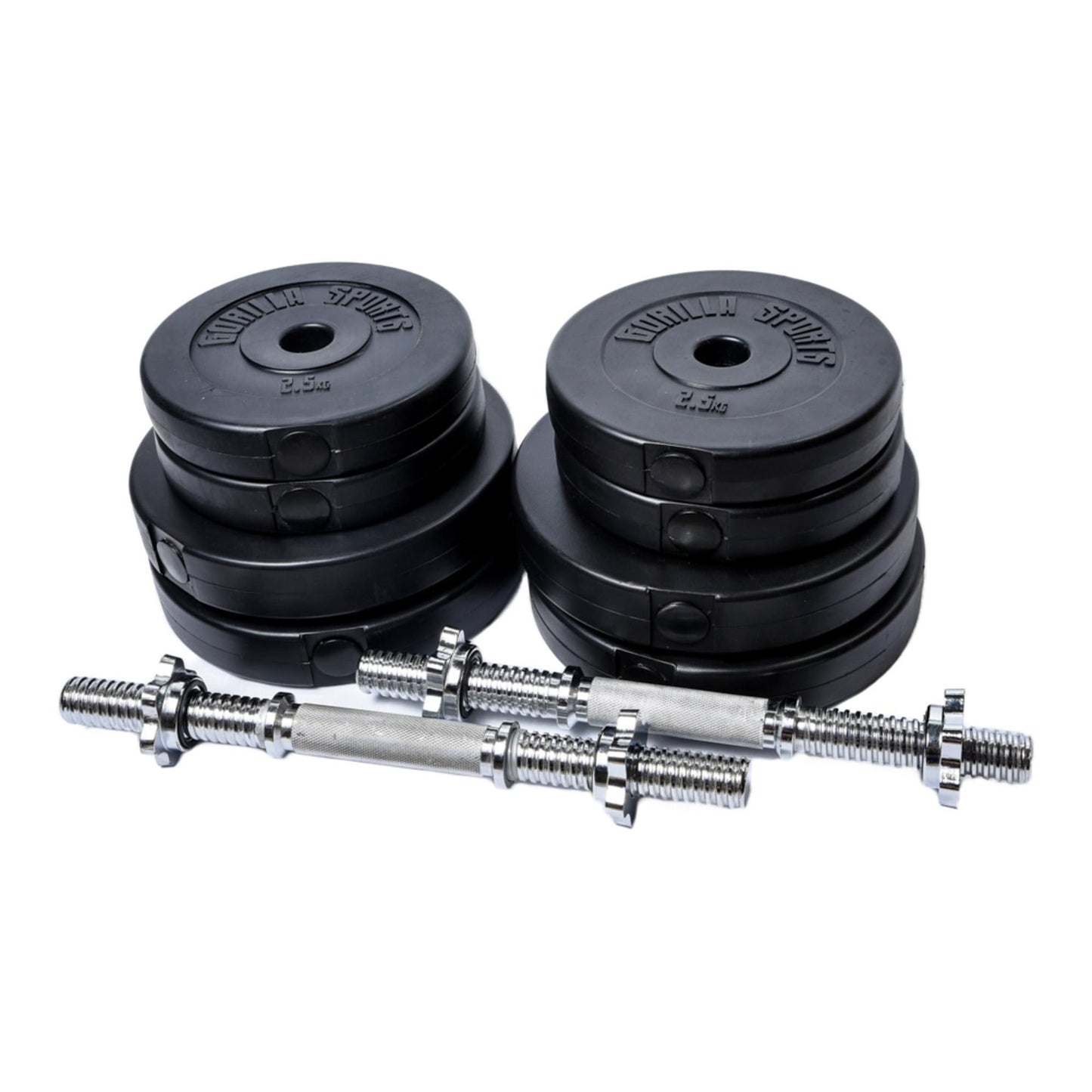 Set gantere reglabile, 15 - 45 KG, Gorilla Sports