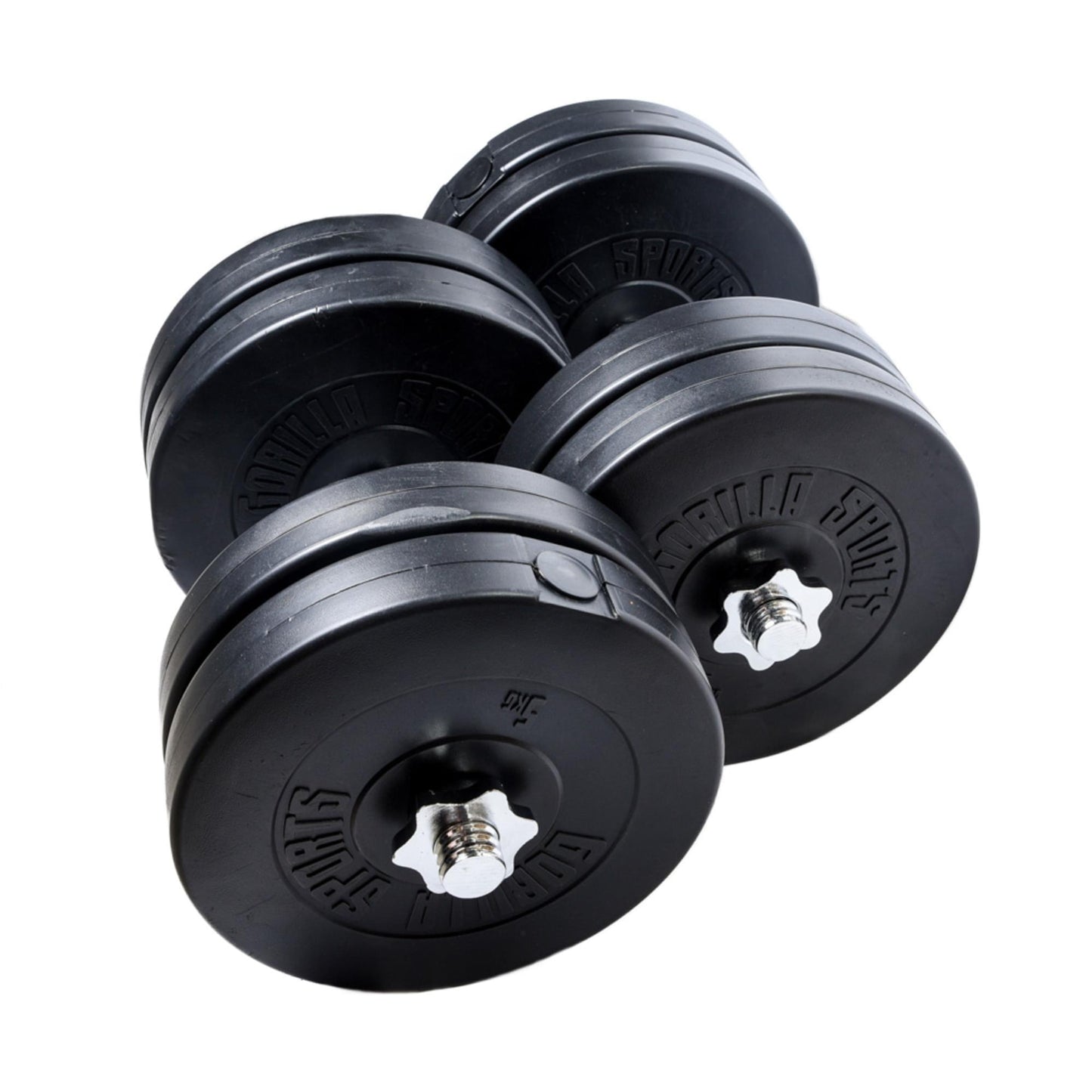 Set gantere reglabile, 15 - 45 KG, Gorilla Sports