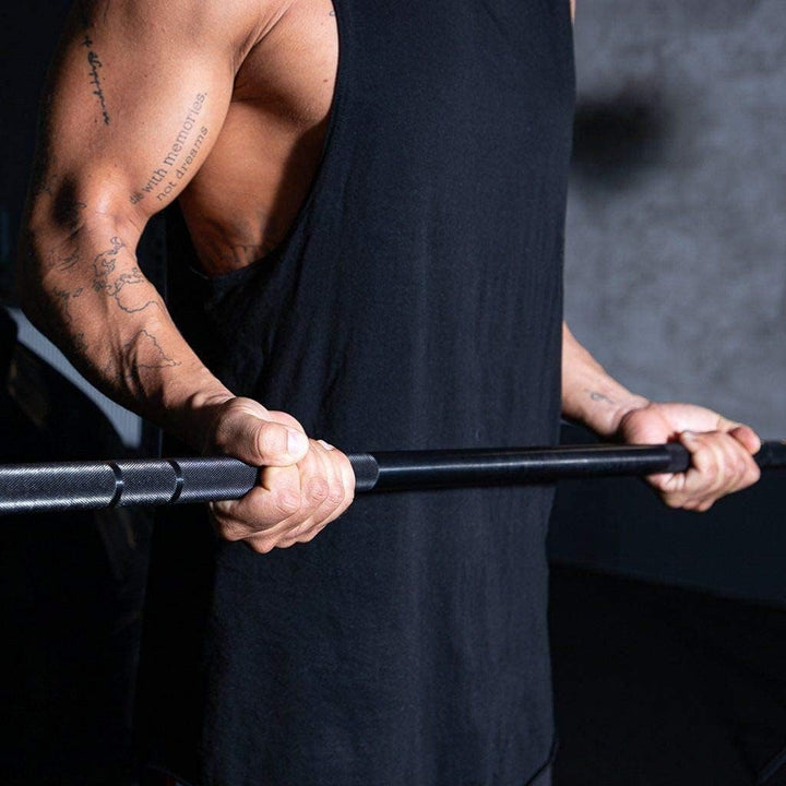 Bară olimpică, 50/51 mm, neagră, Lukadora