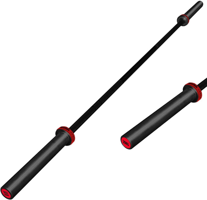 Bară olimpică, 50/51 mm, neagră, Lukadora