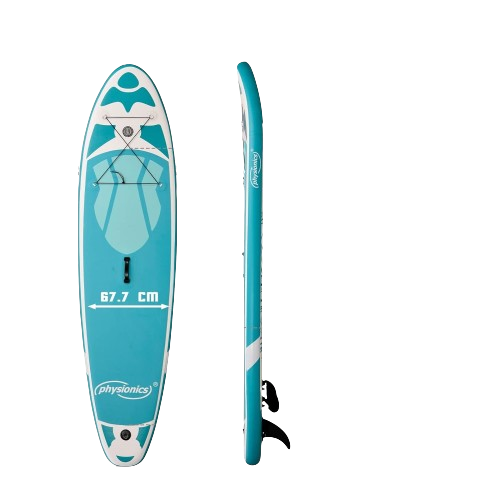 Placa gonflabila Paddle Board, 366 x 80 x 15 cm, verde menta