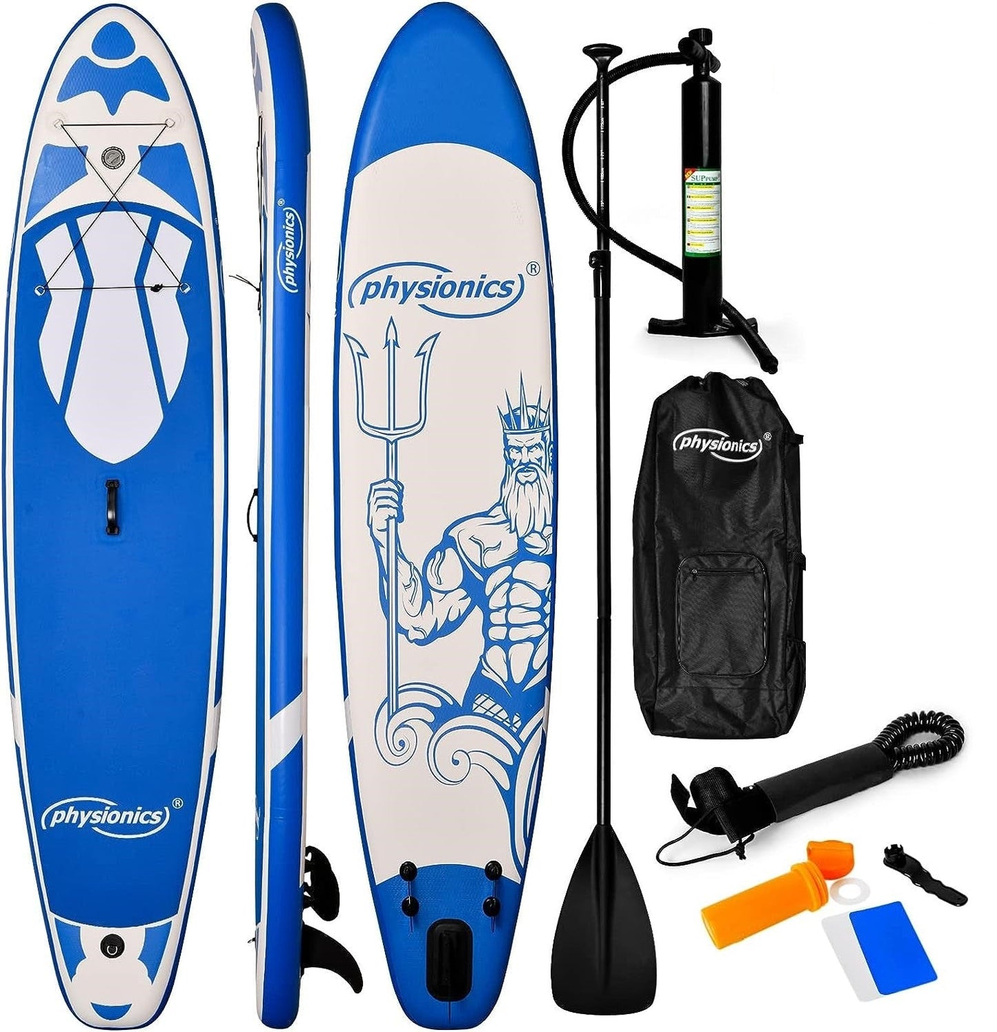 Placa de surf, Sup gobflabila, 305x76x12cm, albastra