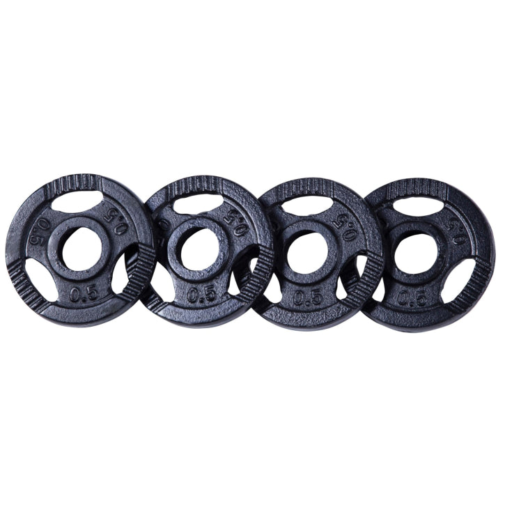 Disc din fonta cu manere, de 4 x 0.5 kg - 2 kg 30/31 mm, negru