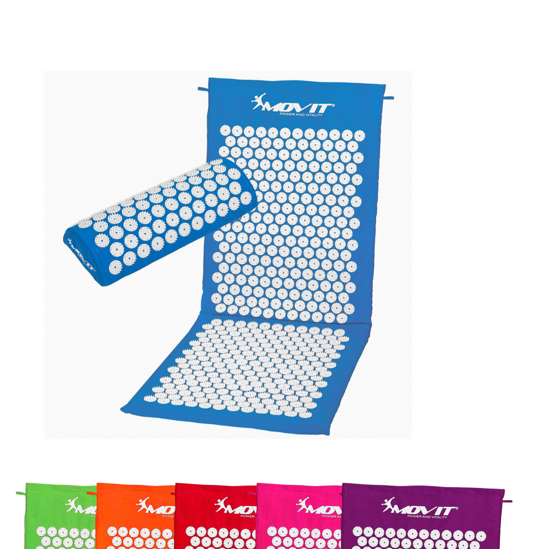 Covoras de presopunctura, cu perna 130x50cm, Multiple Culori MOVIT