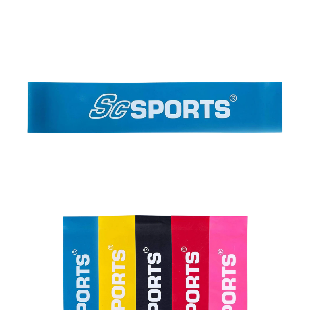 Banda de fitness, 50cm, elastica, din latex natural, Multiple Culori ScSports