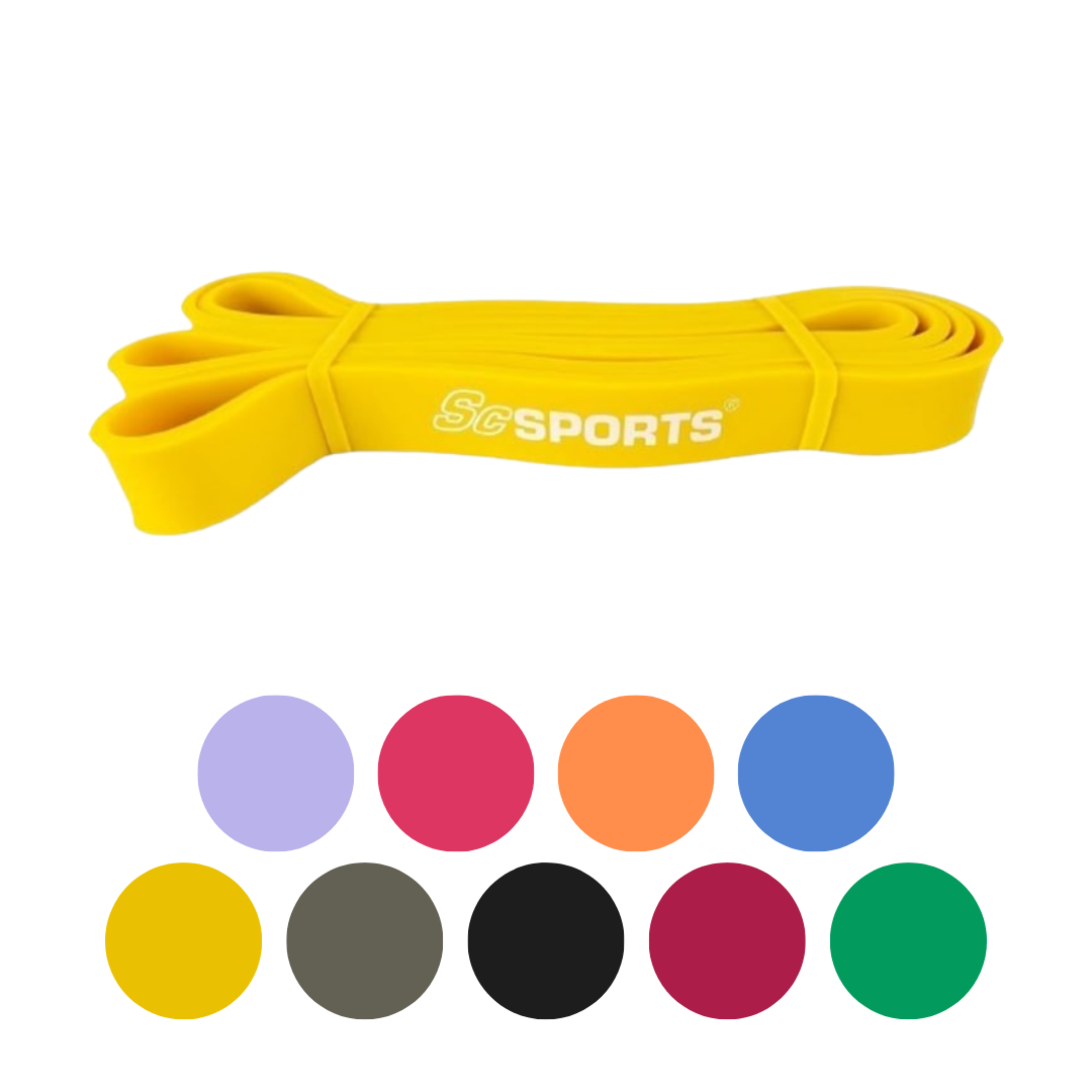 Banda elastica pentru fitness, 2 m, latex natural, multiple culori ScSports
