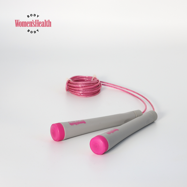 Coardă de sărit, roz/gri, Lukadora