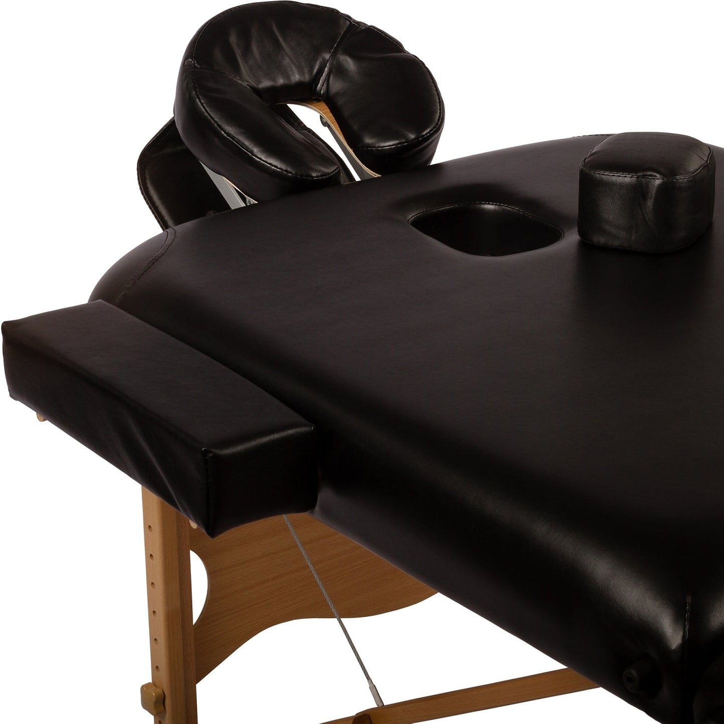 Masa de masaj, Deluxe, negru