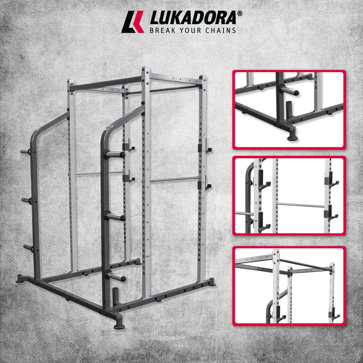 Power Rack Multifunctional, Lukadora
