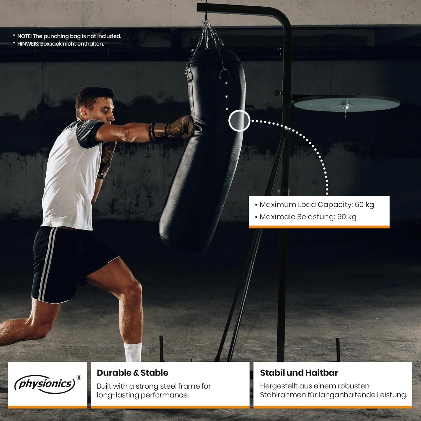 Stație de box 2 în 1, inclusiv sistem de suspendare