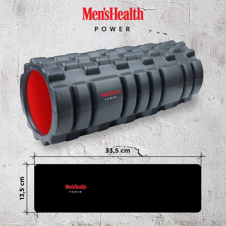 Rolă de masaj pentru relaxarea fasciei – negru, Lukadora