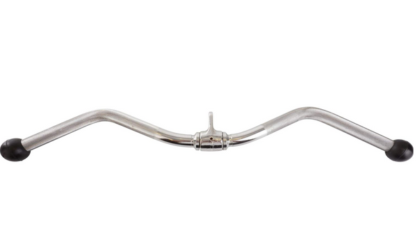 Maner curl cu articulatie pivotanta, rotativ, suprafata de prindere zimtata, otel, cromat ScSports