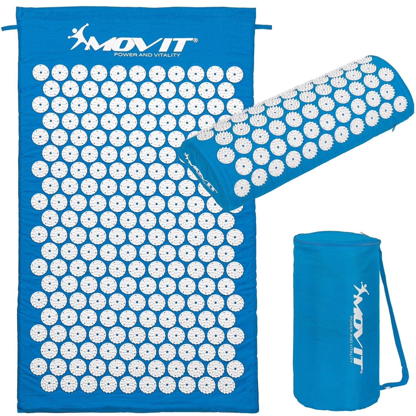 Covoras de presopunctura, cu perna 75x44 cm, Multiple Culori MOVIT